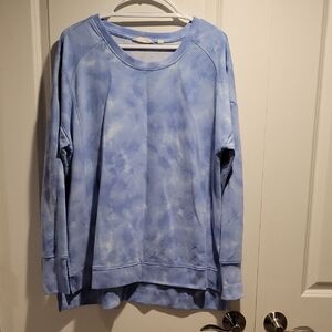 Blue Tie-Dye Sweatshirt